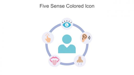 Five Sense Colored Icon In Powerpoint Pptx Png And Editable Eps Format