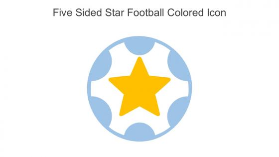 Five Sided Star Football Colored Icon In Powerpoint Pptx Png And Editable Eps Format