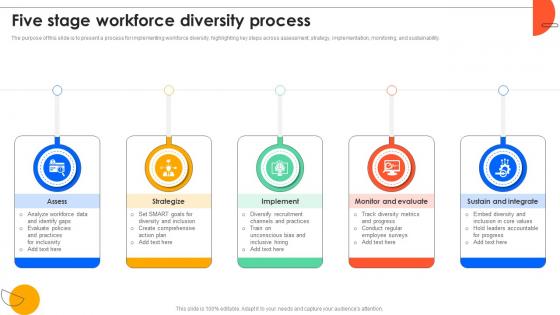 Five Stage Workforce Diversity Process