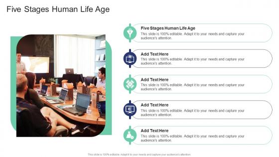 Five Stages Human Life Age In Powerpoint And Google Slides Cpb