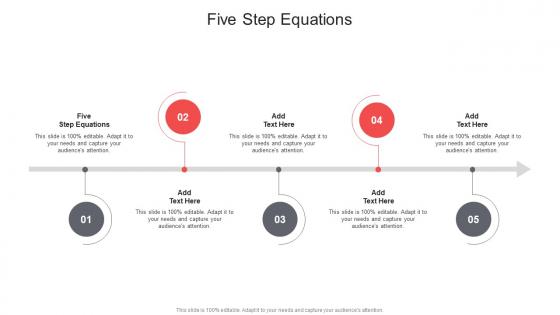 Five Step Equations In Powerpoint And Google Slides Cpb