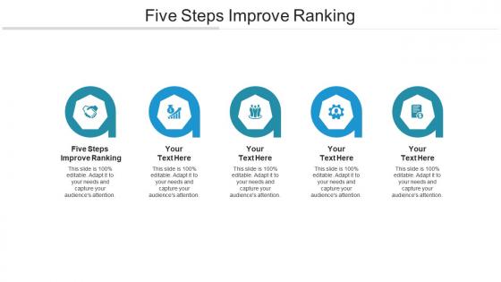Five steps improve ranking ppt powerpoint presentation ideas portfolio cpb