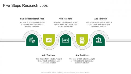 Five Steps Research Jobs In Powerpoint And Google Slides Cpb