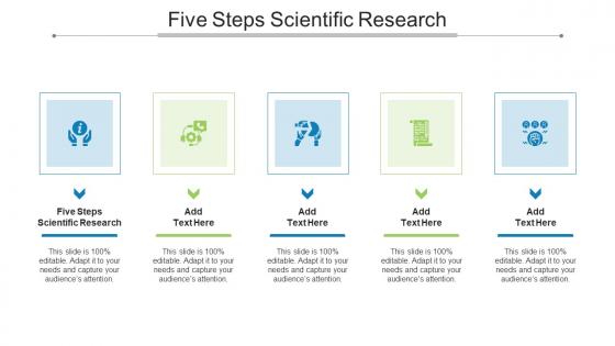 Five Steps Scientific Research In Powerpoint And Google Slides Cpb
