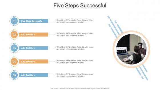 Five Steps Successful In Powerpoint And Google Slides Cpb