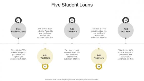 Five Student Loans In Powerpoint And Google Slides Cpb