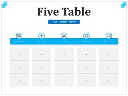 Five Table Calculation Performance Indicators Investment Analytics Software