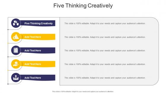 Five Thinking Creatively In Powerpoint And Google Slides Cpb