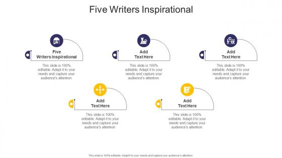 Five Writers Inspirational In Powerpoint And Google Slides Cpb