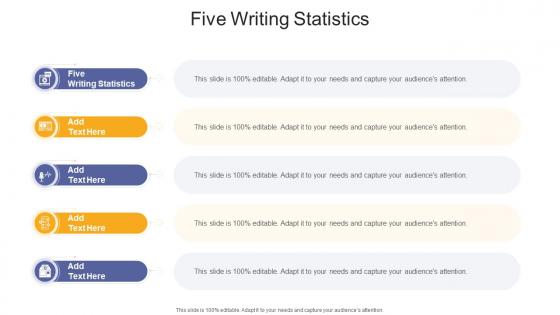 Five Writing Statistics In Powerpoint And Google Slides Cpb