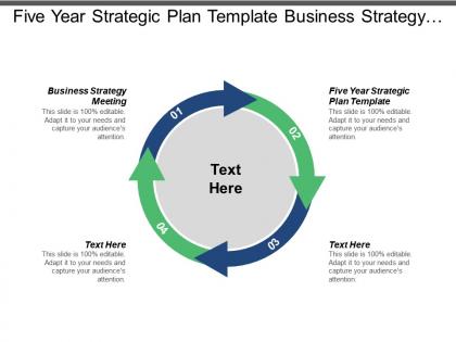 Five year strategic plan template business strategy meeting cpb