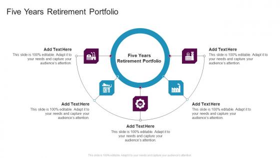 Five Years Retirement Portfolio Advice Writers Job In Powerpoint And Google Slides Cpb