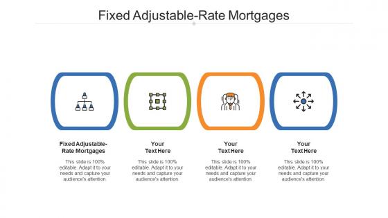 Fixed adjustable rate mortgages ppt powerpoint presentation gallery maker cpb