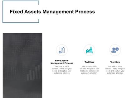 Fixed assets management process ppt powerpoint presentation show template cpb