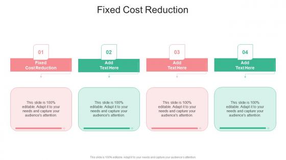 Fixed Cost Reduction In Powerpoint And Google Slides Cpb