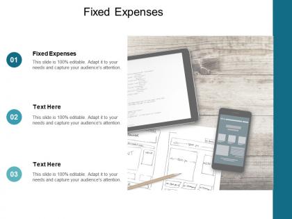 Fixed expenses ppt powerpoint presentation styles file formats cpb