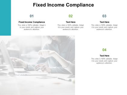 Fixed income compliance ppt powerpoint presentation visual aids outline cpb