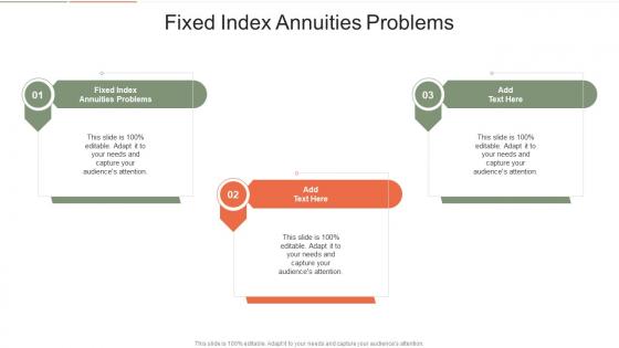 Fixed Index Annuities Problems In Powerpoint And Google Slides Cpb