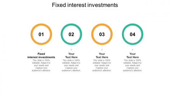 Fixed interest investments ppt powerpoint presentation model templates cpb