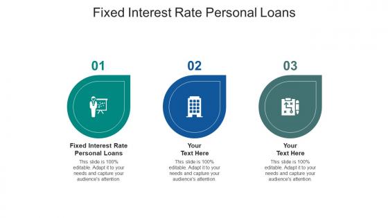 Fixed interest rate personal loans ppt powerpoint presentation summary maker cpb