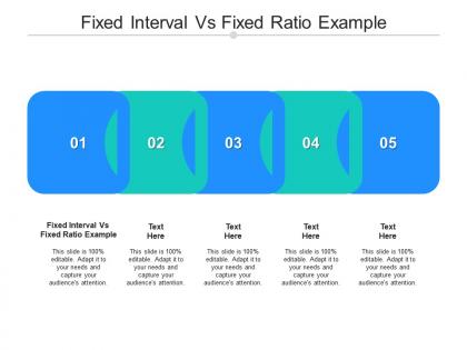 Fixed interval vs fixed ratio example ppt powerpoint presentation styles slide portrait cpb