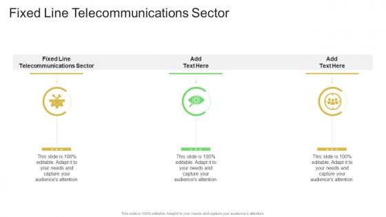 Fixed Line Telecommunications Sector In Powerpoint And Google Slides Cpb
