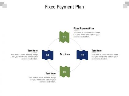 Fixed payment plan ppt powerpoint presentation inspiration styles cpb