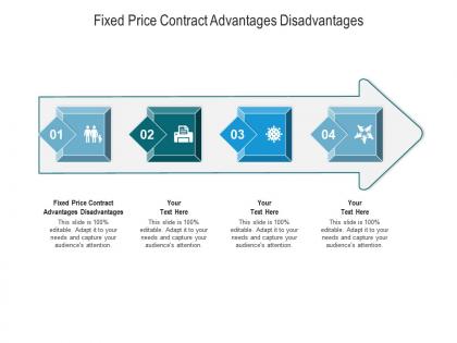 Fixed price contract advantages disadvantages ppt icon background designs cpb