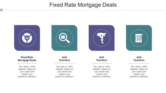 Fixed Rate Mortgage Deals Ppt Powerpoint Presentation Professional Show Cpb