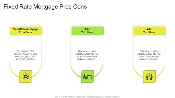 Fixed Rate Mortgage Pros Cons In Powerpoint And Google Slides Cpb