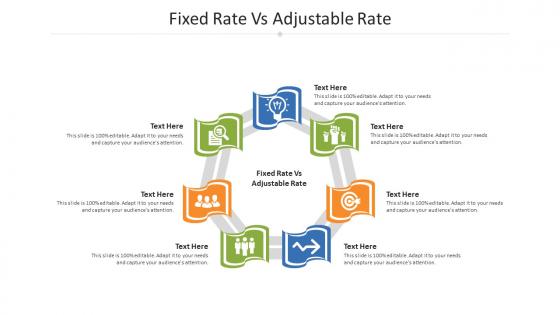 Fixed rate vs adjustable rate ppt powerpoint presentation infographic template brochure cpb