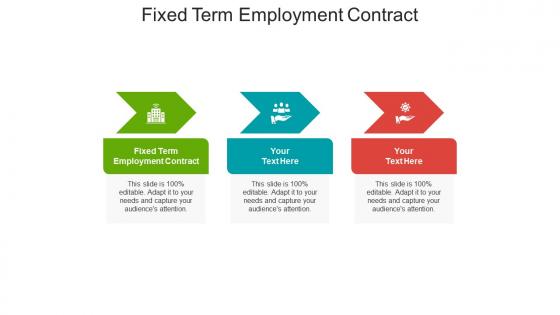 Fixed term employment contract ppt powerpoint presentation slides cpb