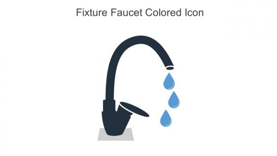 Fixture Faucet Colored Icon In Powerpoint Pptx Png And Editable Eps Format