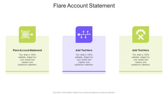 Flare Account Statement In Powerpoint And Google Slides Cpb