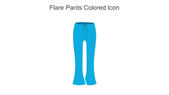 Flare Pants Colored Icon In Powerpoint Pptx Png And Editable Eps Format