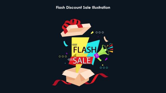 Flash Discount Sale Illustration