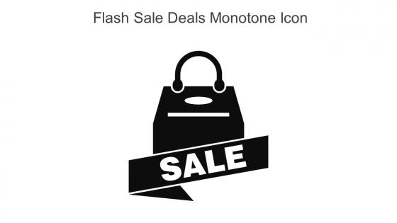 Flash Sale Deals Monotone Icon In Powerpoint Pptx Png And Editable Eps Format