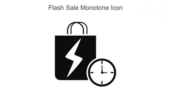 Flash Sale Monotone Icon In Powerpoint Pptx Png And Editable Eps Format
