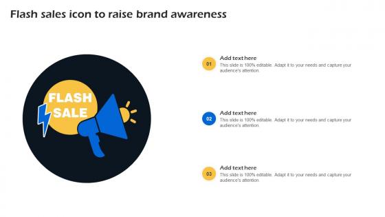 Flash Sales Icon To Raise Brand Awareness