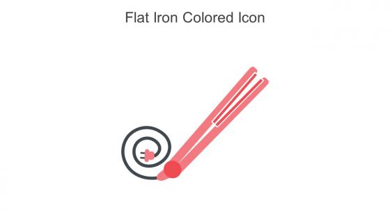 Flat Iron Colored Icon In Powerpoint Pptx Png And Editable Eps Format