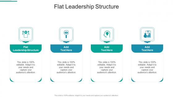 Flat Leadership Structure In Powerpoint And Google Slides Cpb