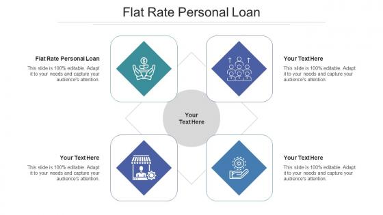 Flat Rate Personal Loan Ppt Powerpoint Presentation Portfolio Model Cpb