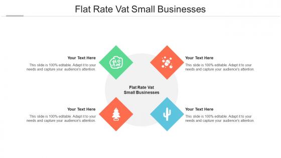 Flat Rate Vat Small Businesses Ppt Powerpoint Presentation Model Display Cpb