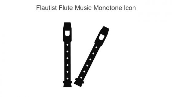 Flautist Flute Music Monotone Icon In Powerpoint Pptx Png And Editable Eps Format
