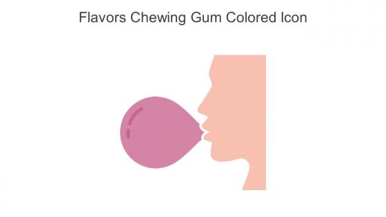 Flavors Chewing Gum Colored Icon In Powerpoint Pptx Png And Editable Eps Format