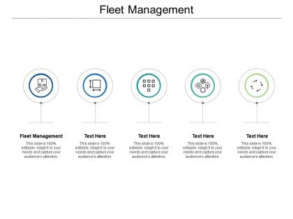 Fleet management ppt powerpoint presentation pictures templates cpb