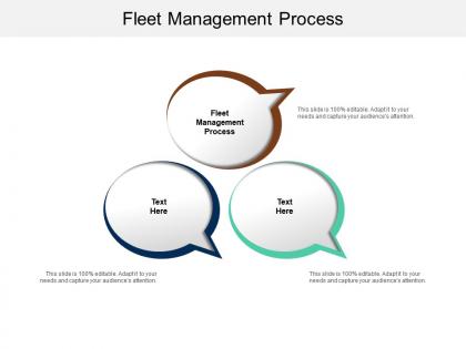 Fleet management process ppt powerpoint presentation infographic template templates cpb