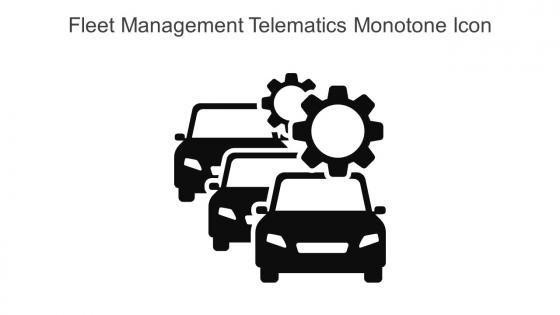 Fleet Management Telematics Monotone Icon In Powerpoint Pptx Png And Editable Eps Format
