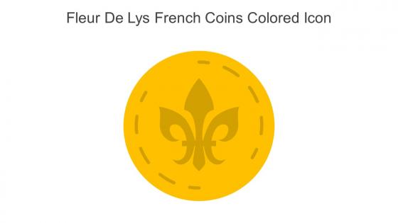 Fleur De Lys French Coins Colored Icon In Powerpoint Pptx Png And Editable Eps Format