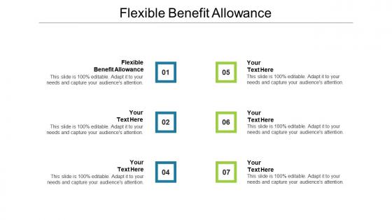 Flexible benefit allowance ppt powerpoint presentation show slides cpb